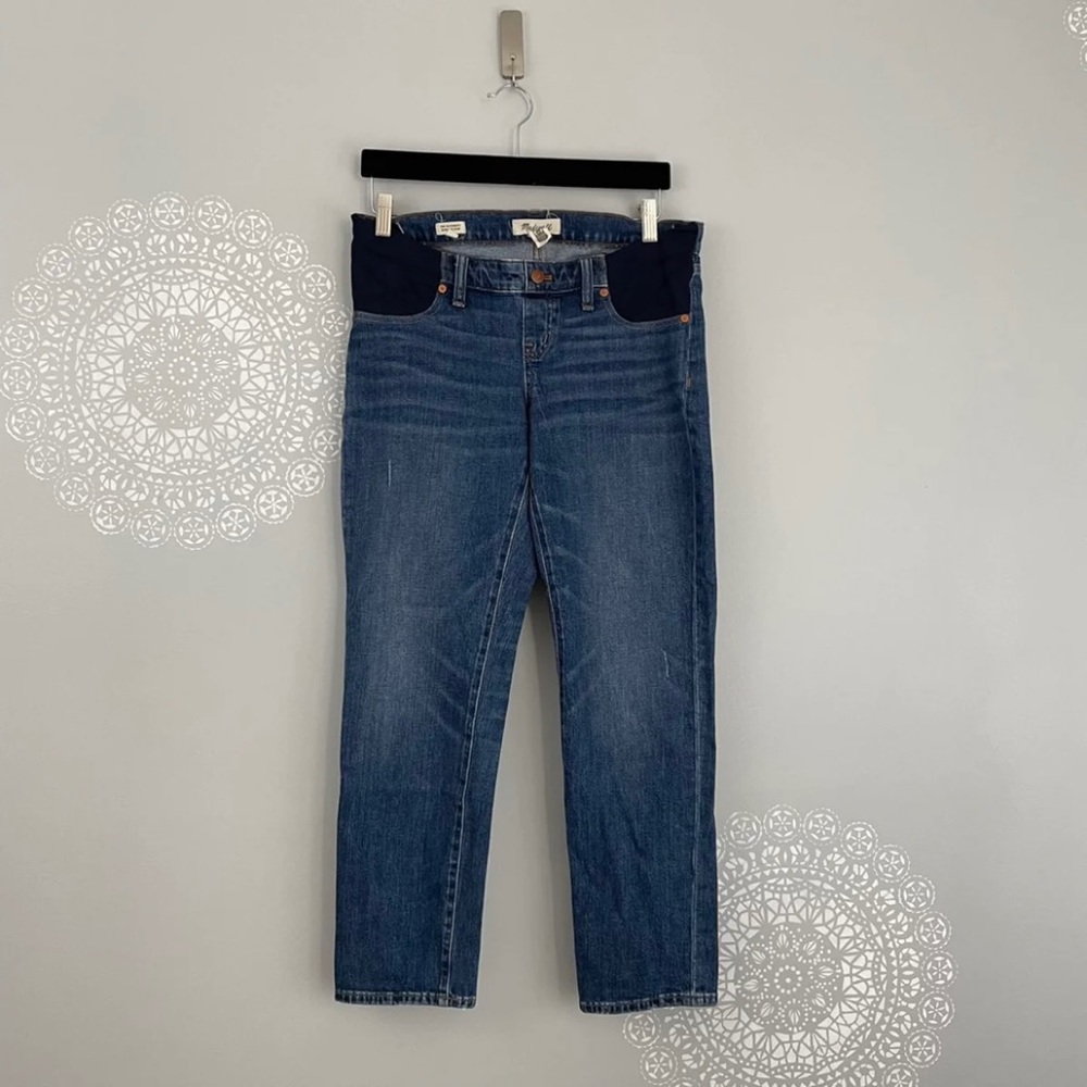 Madewell The Maternity Side-Panel Slim Boyjean